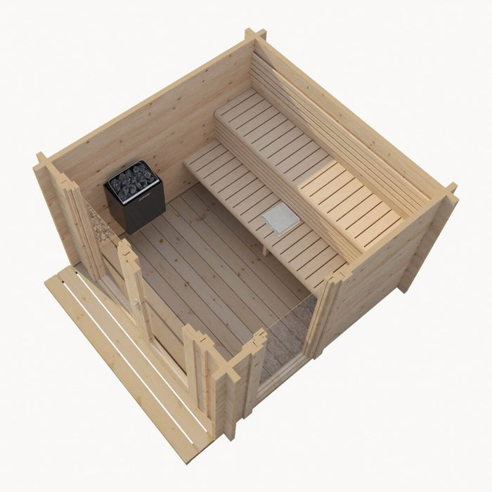 SaunaLife Model G4 Outdoor Home Sauna Kit