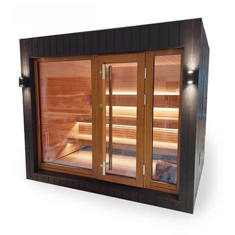 SaunaLife Model G7 Pre-Assembled Outdoor Home Sauna